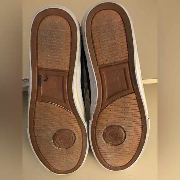 Polo By Ralph Lauren men blue canvas leather High top sneaker size 12 medium - Picture 10 of 11